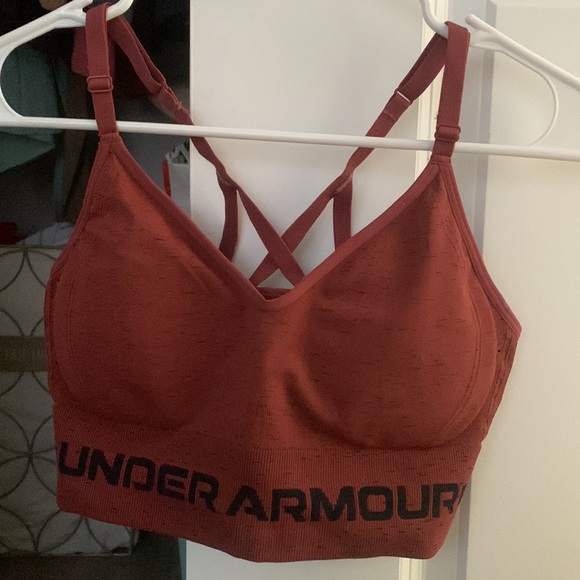 Under Armour Bra- Maroon- Sz. M - Picture 2 of 4